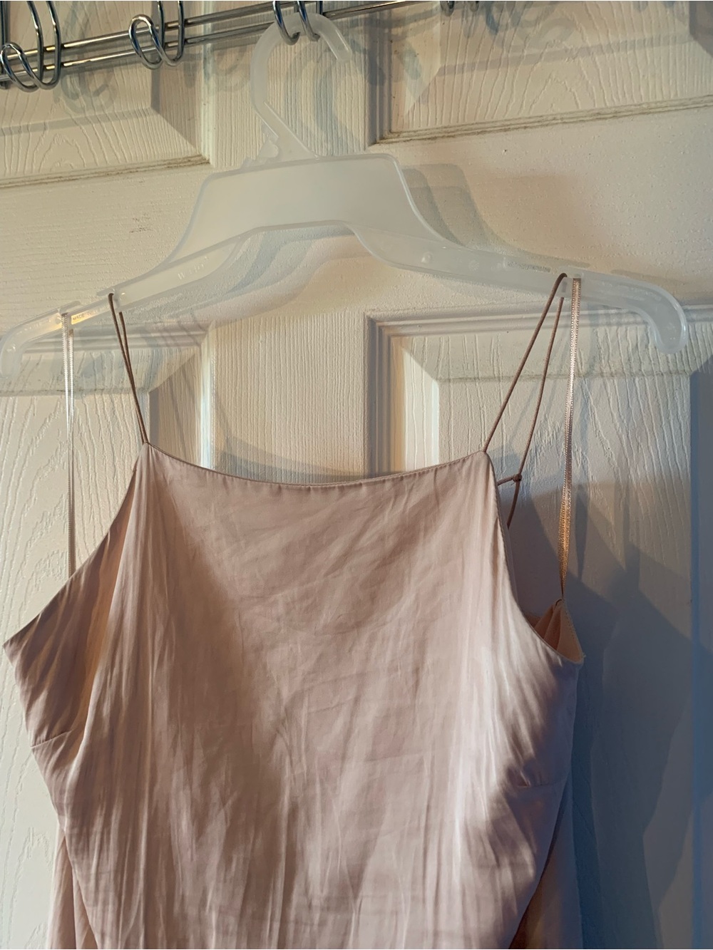 Zara Blush Pink Slip Dress - Spaghetti Straps - Picture 13 of 13